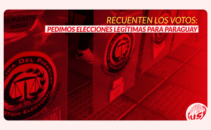 Pedimos para una recuenta de los votos de las ultimas elecciónes de Paraguay